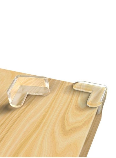 Corner Guards 8 Pack,Clear Corner Protector High Resistant Adhesive Baby Proofing Sharp Table Corner Protector, Improved Tasteless Corner Covers for Furniture Sharp Corner(Large L-Shaped)