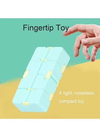 Infinity Cube Fidget Toy, Decompression Fingertip Toy, Portable Stress Relief Toy Fidget Toys Pack Magic Cube Fingertip Toy Puzzle Toy for Adults and Kids, Promote Logical Thinking