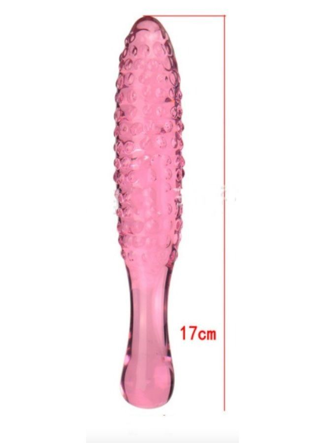 Pink Glass Stone Massager for Body