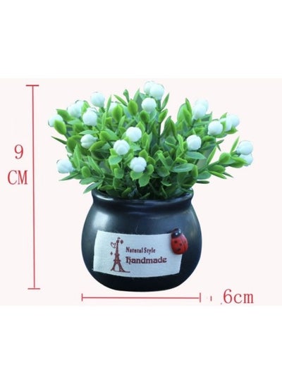Artificial Plastic Mini Plants Car Home Room Car Decoration Ornament