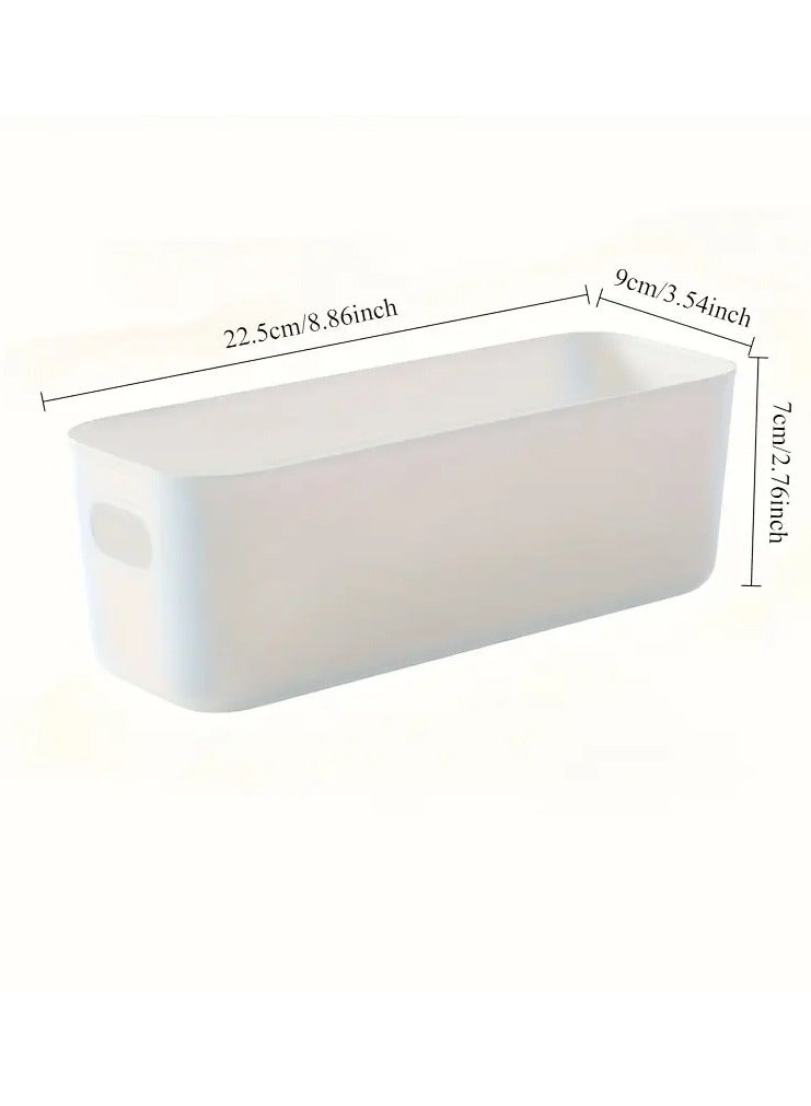 12 Pieces Stackable Plastic Drawer Organizers with Handles, Durable Closet and Dresser Storage Bins for Socks, Wardrobe, Bedroom and Kitchen Organization