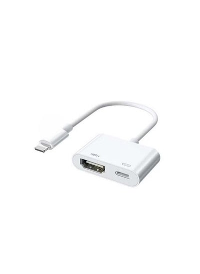 Lightning To HDTV Digital AV Adapter Cable White