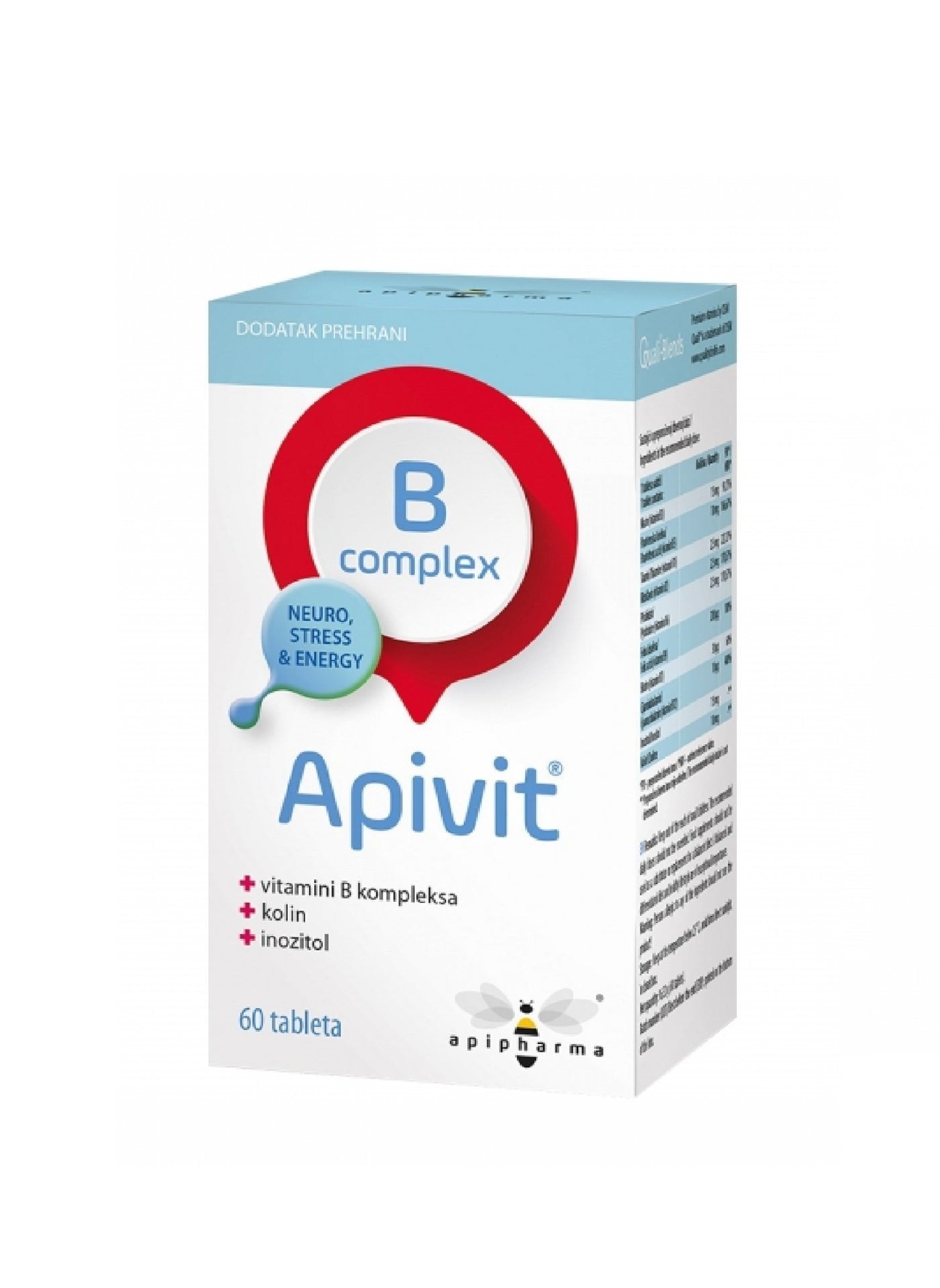 Apivit B Complex Tablets, 60 Count
