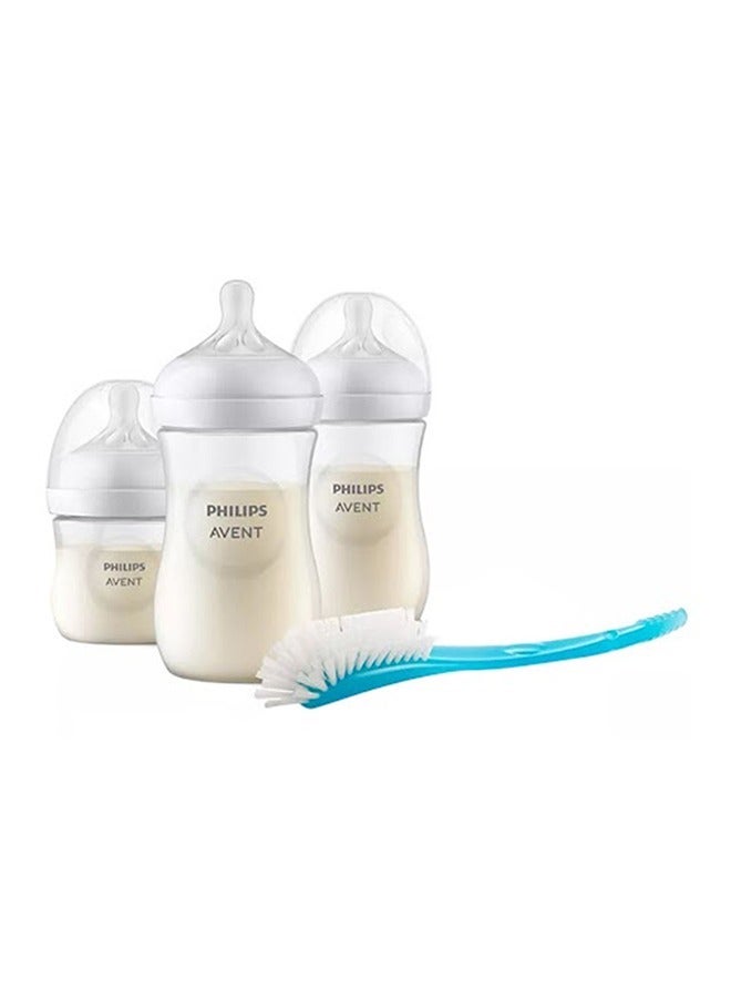 Philips Avent Natural 3.0 Feeding Newborn Gift Set W/3 Bottles