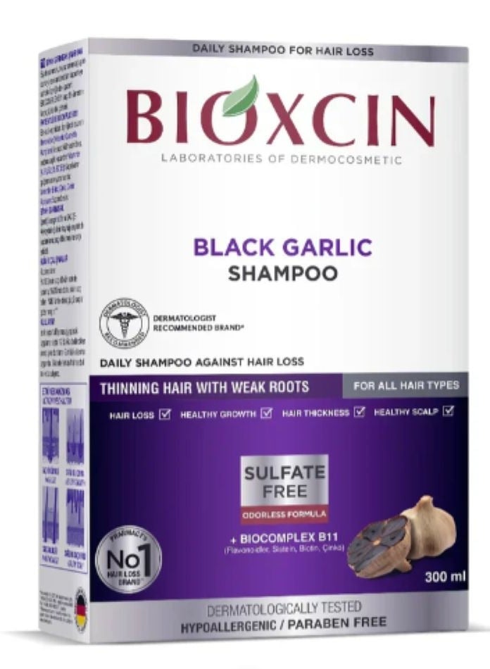 Bioxcin Black Garlic Shampoo 300ml