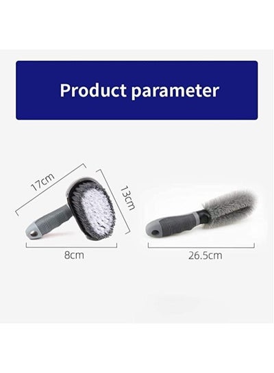 Steel and Alloy Wheel Cleaning Brush, Rim Cleaner, Tire Auto Truck Motorcycle Bike Wheel Brush Washing Hub Cleaning Tool for Car