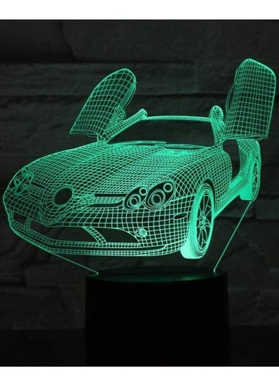 Super Car 3D Lamp 7/16 Color LED Night Lamps For Children Touch LED USB Baby Sleep Multicolor Night Light