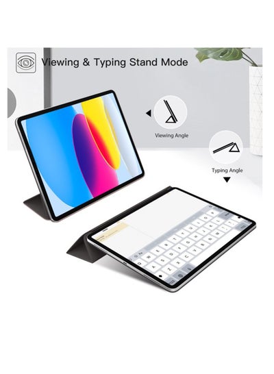 Magnetic iPad Case For iPad 10th Gen 2022 10.9 inch Premium Quality Slim Stand Case with Auto Sleep and Awake function