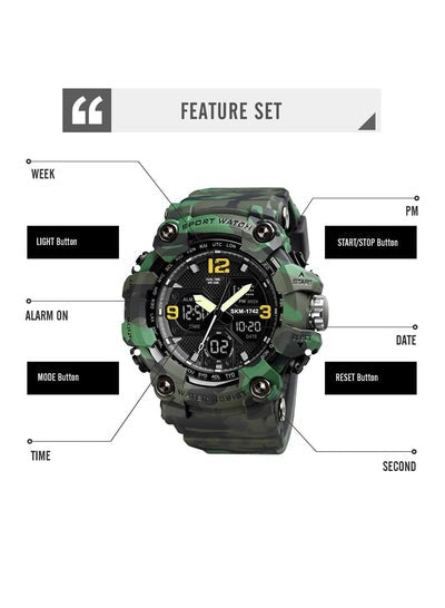 Skmei Men's 1219 Outdoor Sport Waterproof Analog Digital Wrist Watch
