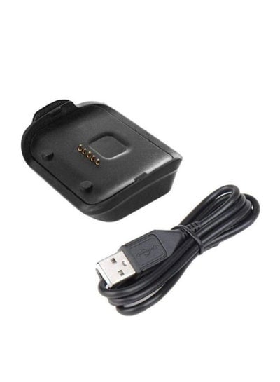شاحن الساعة الذكية لجهاز سامسونج جير لايف R382 SAM-R382 حامل سطح المكتب مع كابل محول الشحن USB