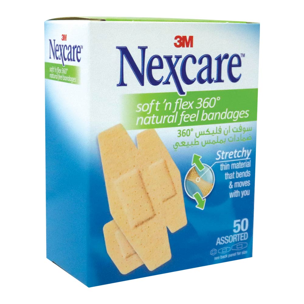 Nexcare Soft N Flex Bandages Ass 50S