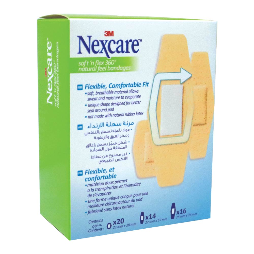 Nexcare Soft N Flex Bandages Ass 50S