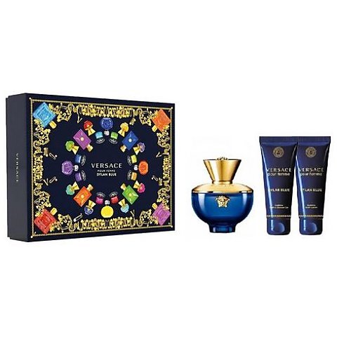 VERSACE DYLAN BL FEME EDP 50ML 3PCS SET