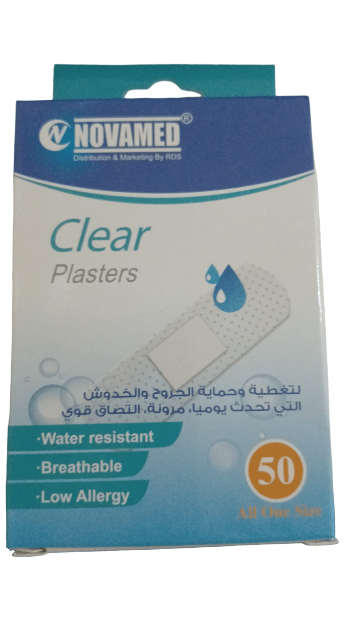 ضمادات شفافة من نوفاميد ٥٠ ضمادة (HY6302)