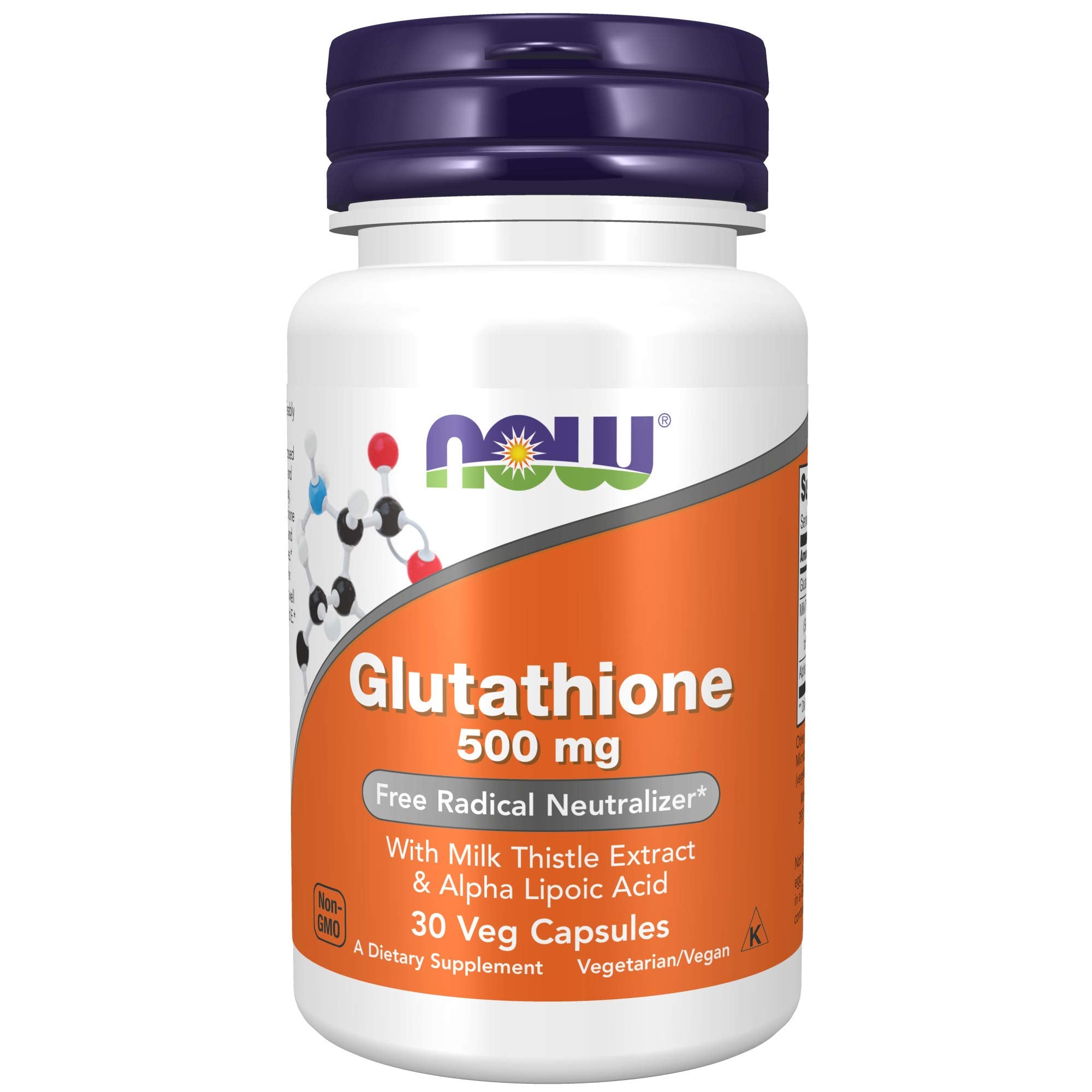 Now Glutathione 500 Mg Caps 30S