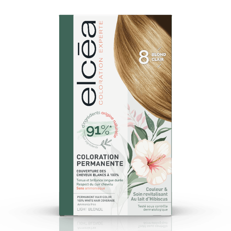 Noreva Elcea Permenant Hair Color 8 Light Blonde (Elcea019)