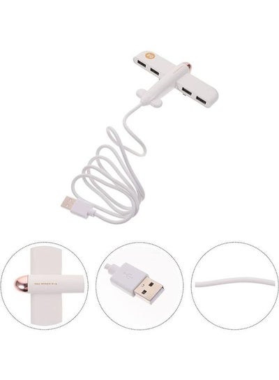 USB Hub طائرة تمديد خط محول شاحن لملحقات الكمبيوتر المكتبي