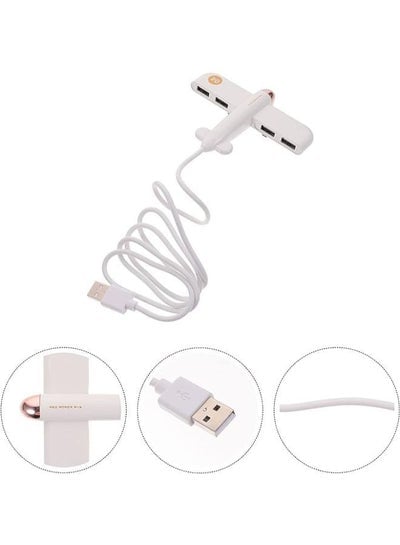 USB Hub طائرة تمديد خط محول شاحن لملحقات الكمبيوتر المكتبي