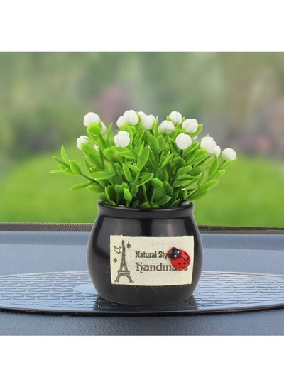 Mini Flower Pot for Car Dashboard Tabletop Decoration Ornament