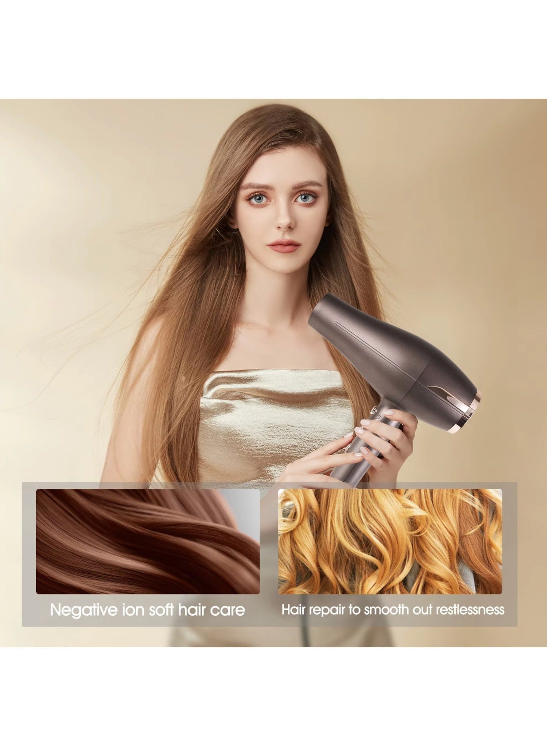 Mac Styler Hair Dryer Salon Long-lasting Care Customized Professional High-power Quick-drying Hair Dryer MC-6681