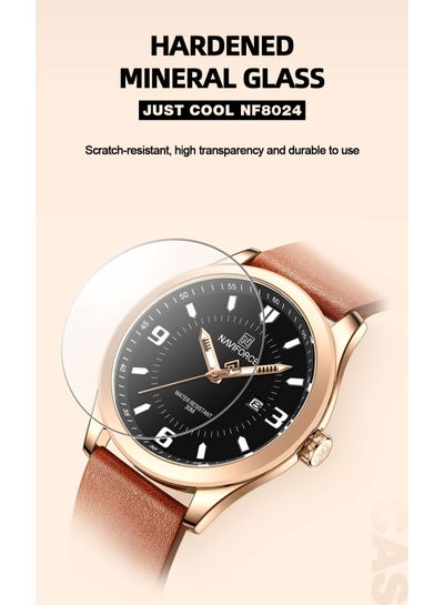 New NAVIFORCE Design 2022 Men's Sports Leather Quartz Watches Waterproof Luxury High Quality Male Watch Reloj Hombre