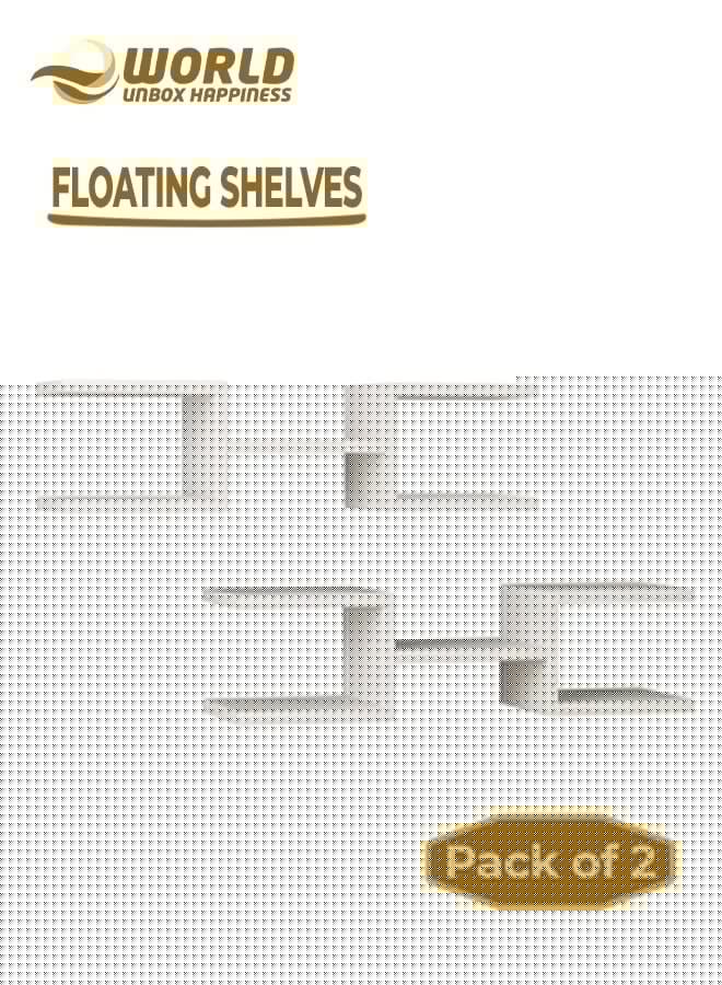 Eworld Set of 2 Modern Crab Floating Shelves, Stylish Wall Mounted Ledges for Bedrooms, Living Rooms, Bathrooms, and Kitchens, Elevate Your Home and Office Decor with Creative Wall Hanging Bookshelves