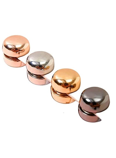 4-piece Hijab Magnetic Pins Multifunctional Strongest Commercial Strength Colourful Scarf Small Pins for Women Round Shape