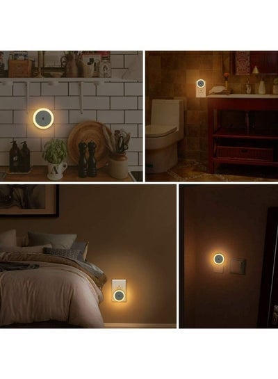 2 Pieces Warm Color Sensor Wall Lightning for Home