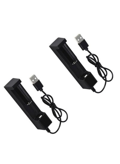 2 Pieces Lithium Battery Universal Single Slot Charging Box