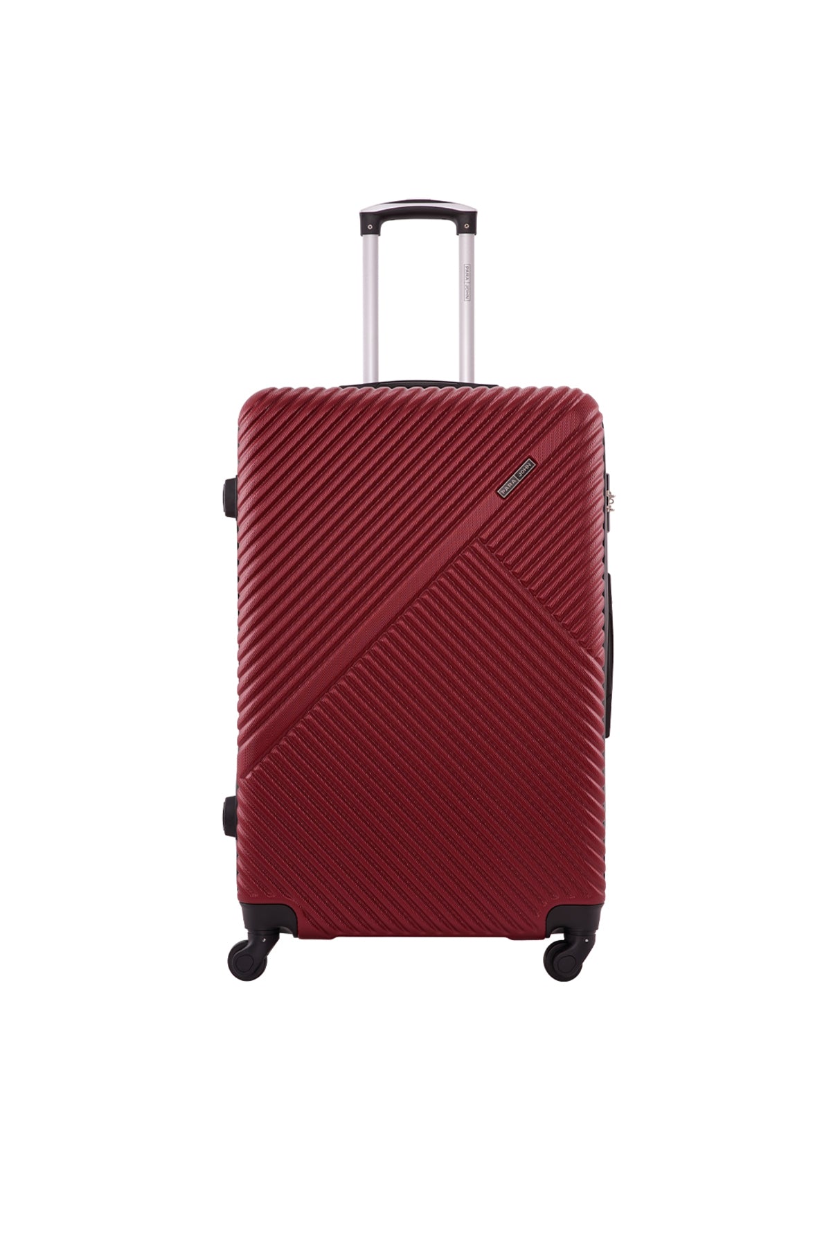 Aura Large ABS Checked-In Hardside Luggage – Lightweight 30kg, 4-Wheel Spinner, 28 Inch Burgundy