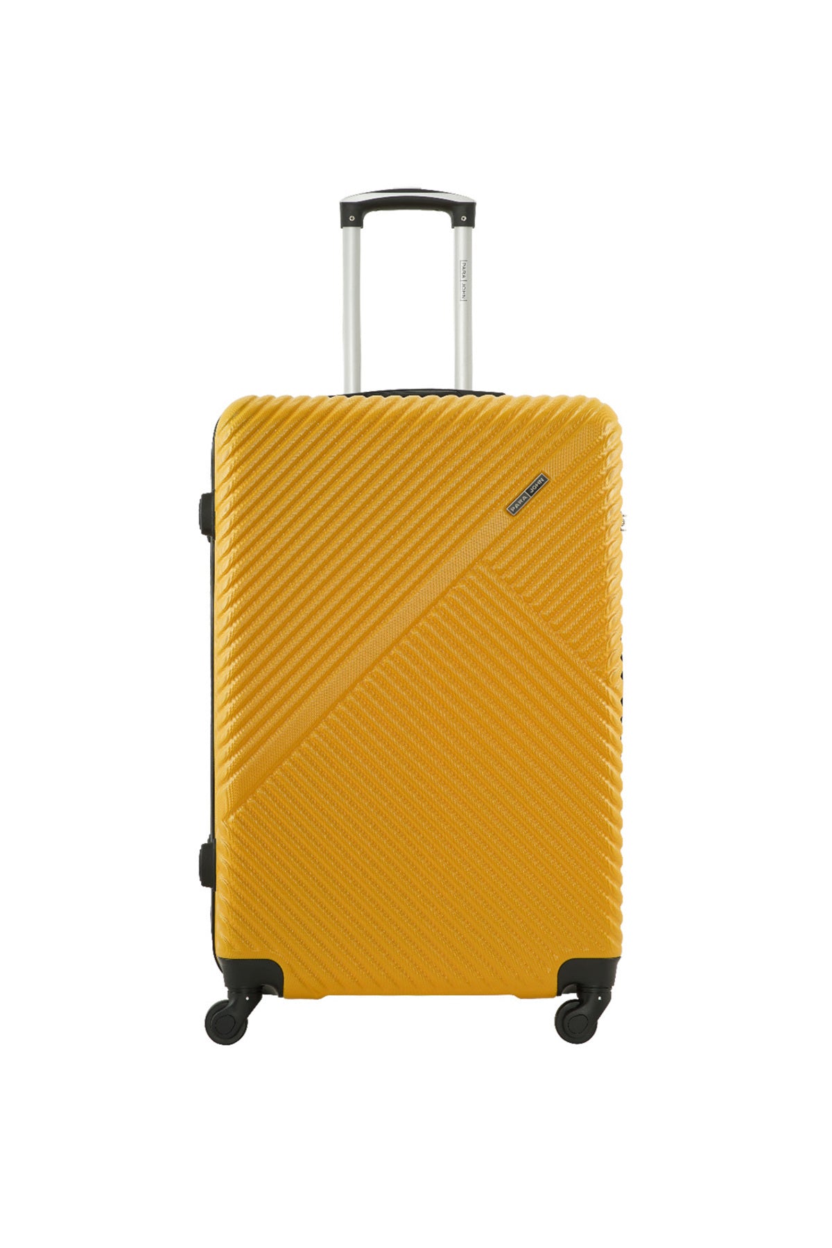 Aura Large ABS Checked-In Hardside Luggage – Lightweight 30kg, 4-Wheel Spinner, 28 Inch Yellow
