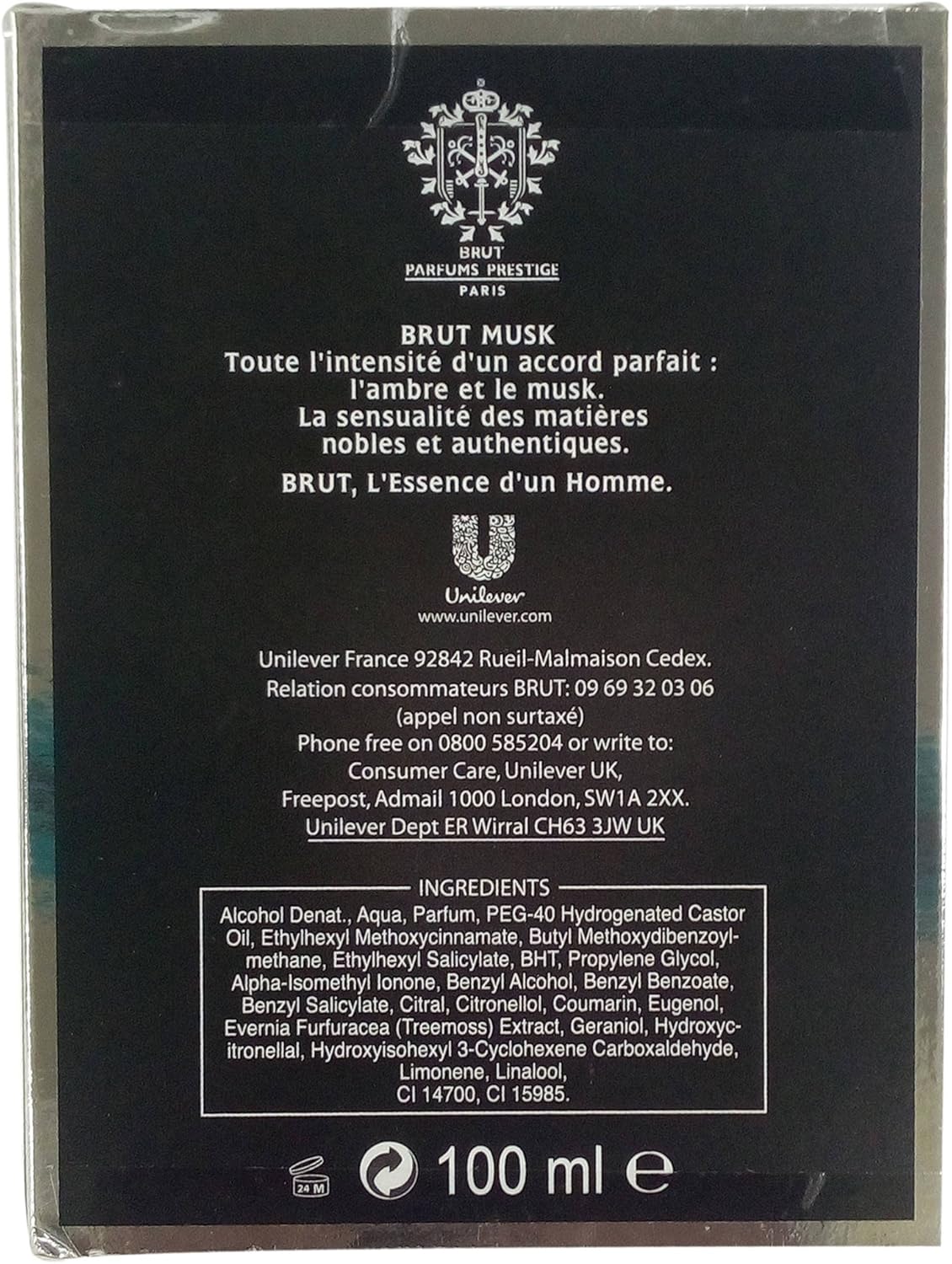 Brut Eau De Toilette - Musk, 100ml Carton