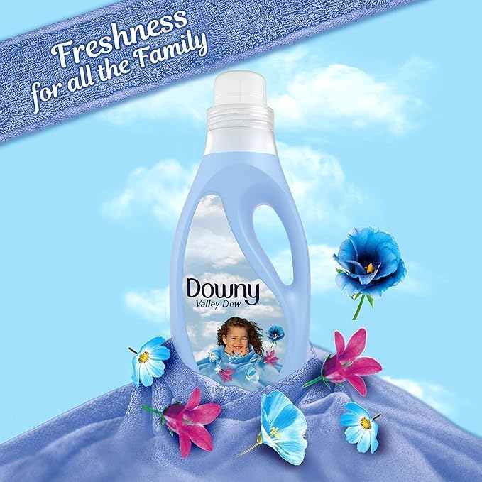 Downy Regular Fabric Softener, Valley Dew 3L x 2 Dual Pack