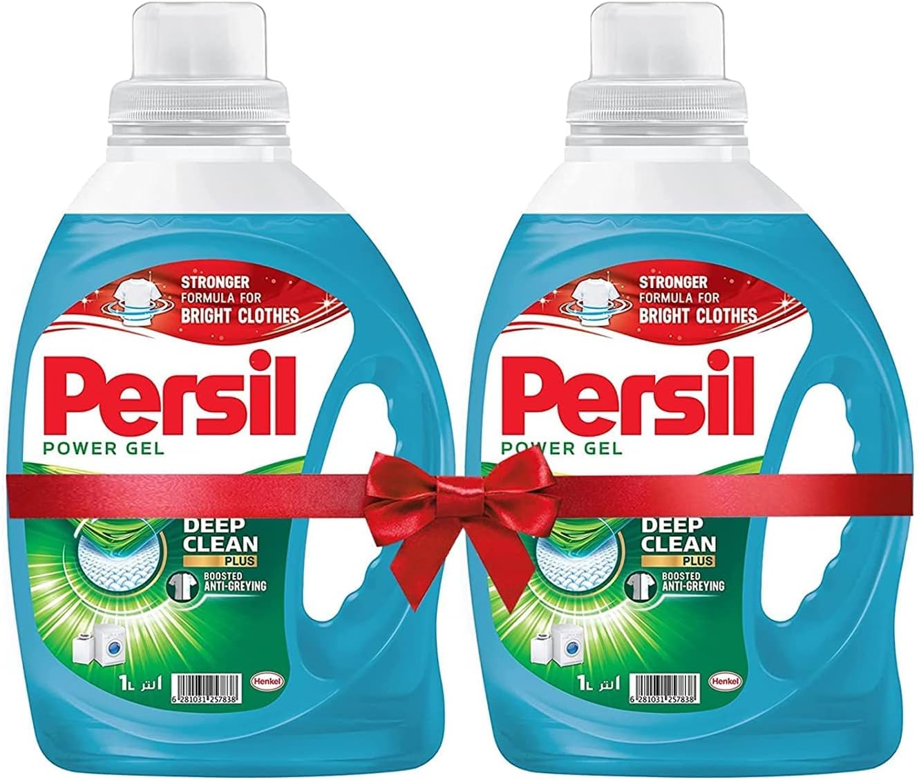 Persil Power Gel Liquid Laundry Detergent, With Deep Clean Technology, 1 L x 2 (Dual Pack)