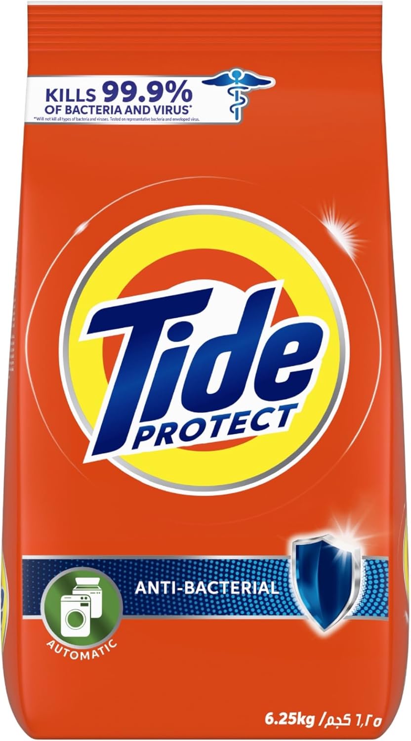 Tide Automatic Protect Antibacterial Laundry Detergent, Original Scent, 6.25KG