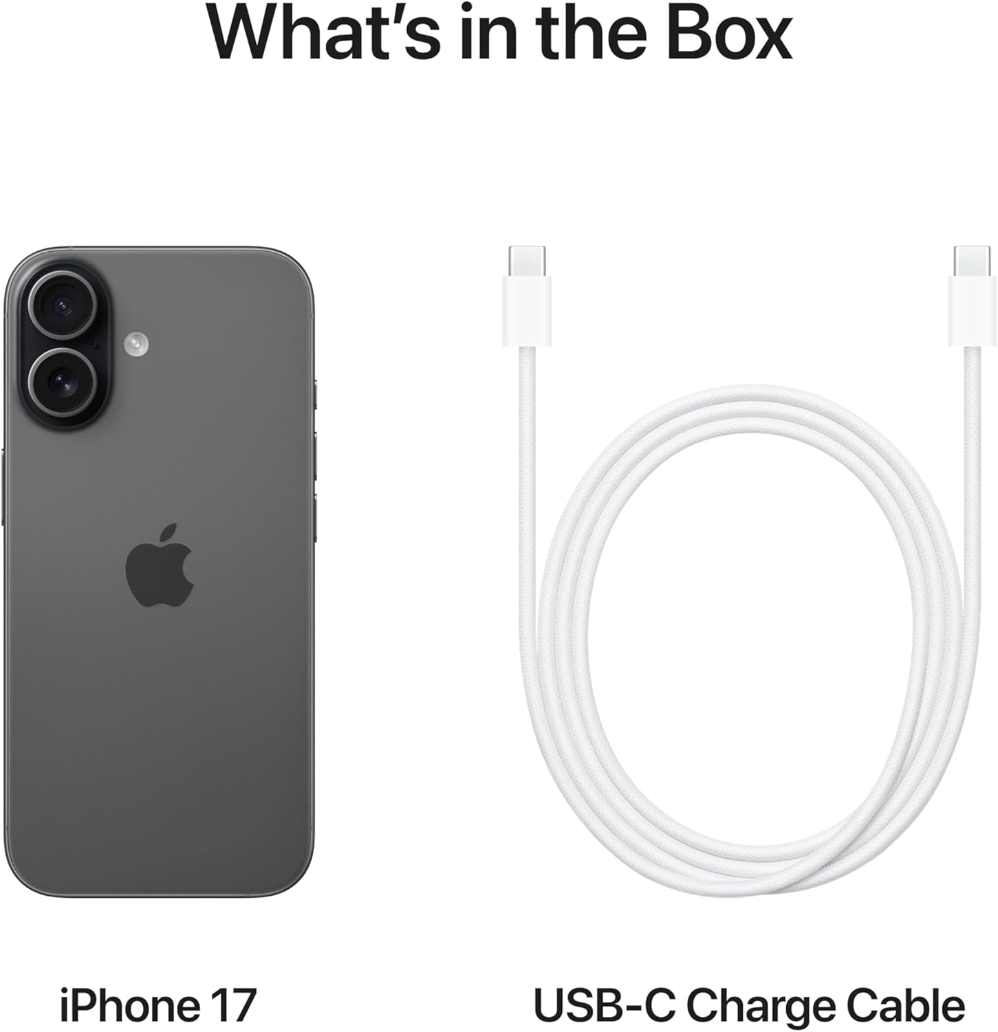 Apple iPhone 17 256 GB: 6.3-inch Display with ProMotion, A19 Chip, Center Stage Front Camera for Smarter Group Selfies, Improved Scratch Resistance, All-Day Battery Life; Black - International Version