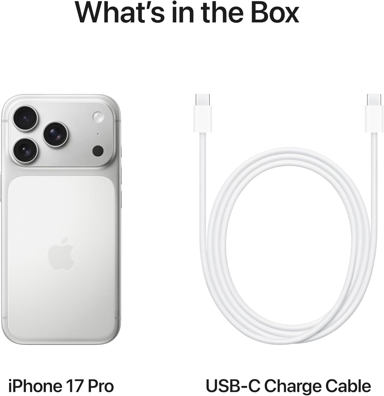 Apple iPhone 17 Pro 512 GB: 6.3-inch Display with ProMotion up to 120Hz, A19 Pro Chip, Breakthrough Battery Life, Pro Fusion Camera System with Center Stage Front Camera; Silver - International Version