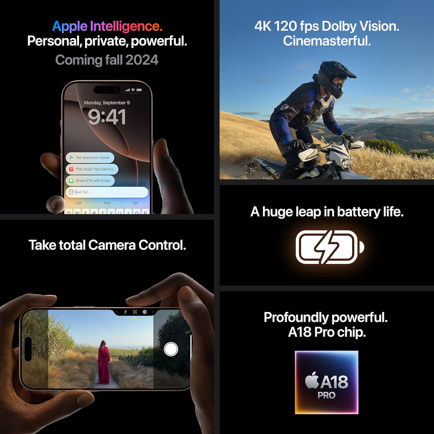 Apple iPhone 16 Pro (128GB) Black Titanium -Singapore  Version (Open Box - Active)