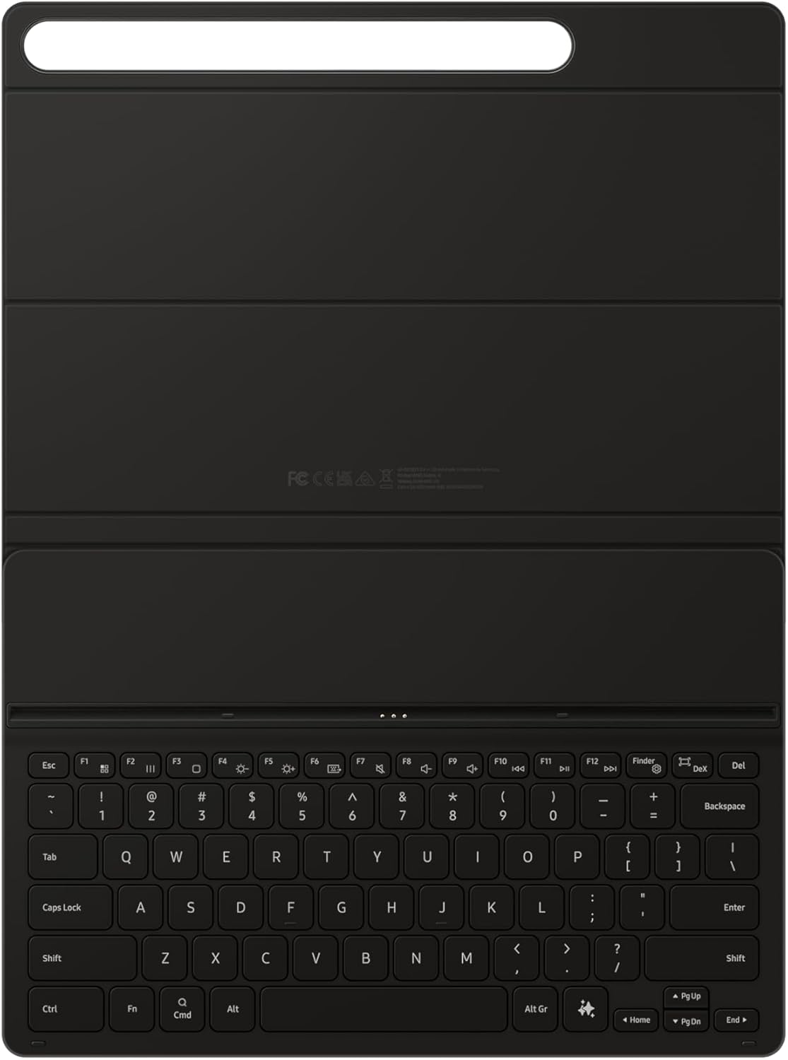 Samsung Galaxy Tab S10+ Book Cover Keyboard Slim, Black