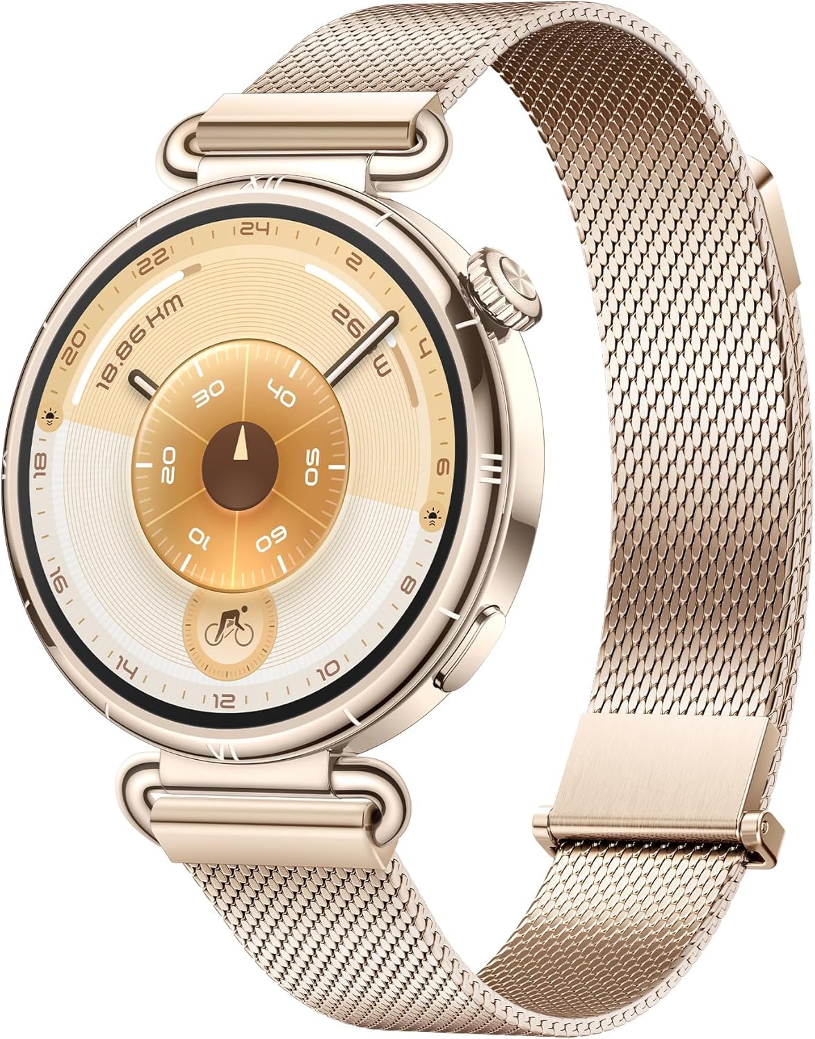 HUAWEI WATCH GT 6 Smart Watch, 41mm, upto 21 days battery life, GPS Smart Watches with 100+ Sports Mode, Cycling, iOS & Android Compatible, Emotional Wellbeing, Health Monitoring, Gold