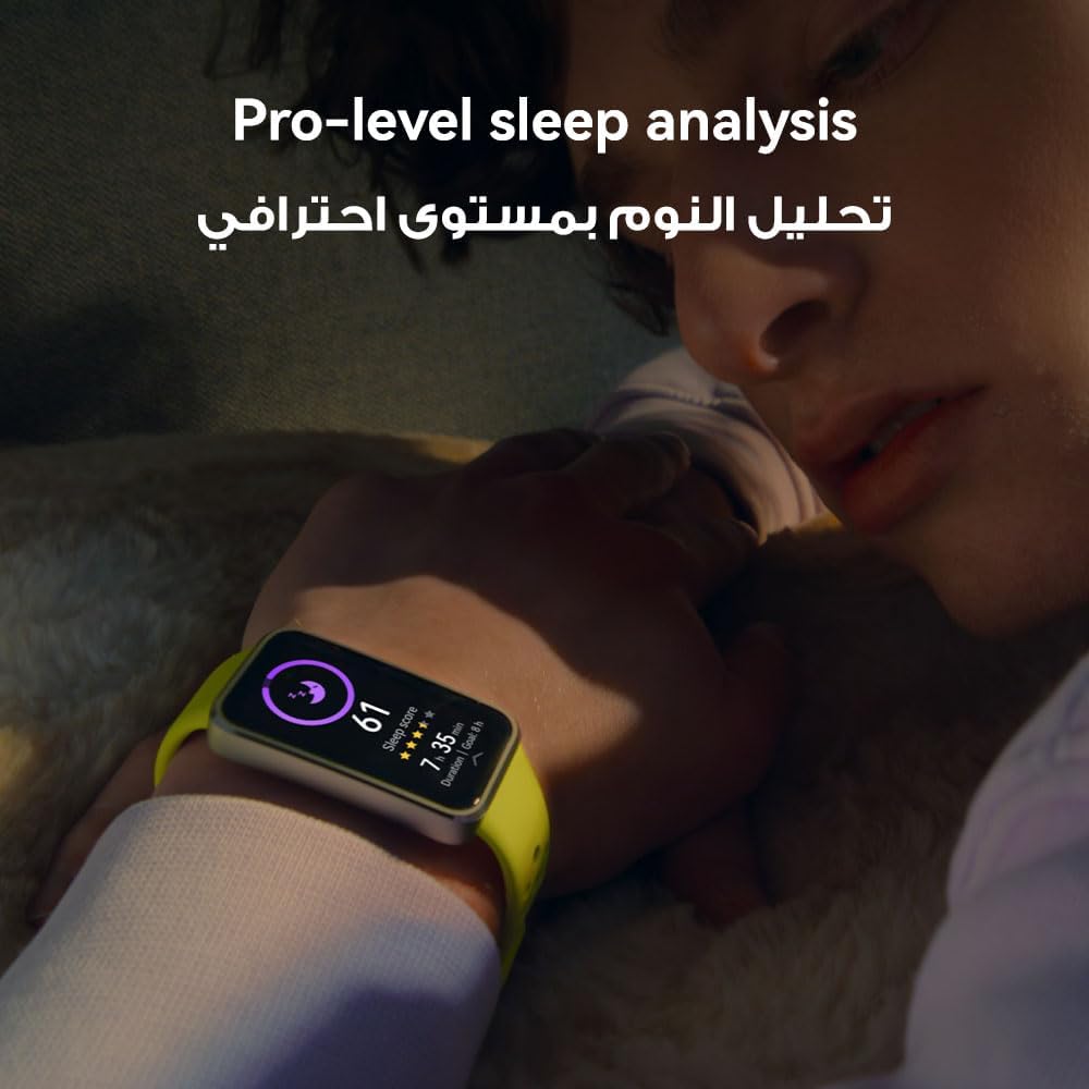 HUAWEI Band 10 Smart Watch, Metallic Design and Comfortable Wearing, Pro-level Sleep Analysis, Emotional Health Aid, 100 Workout Modes, Robust Battery Life, IOS and Android, Green