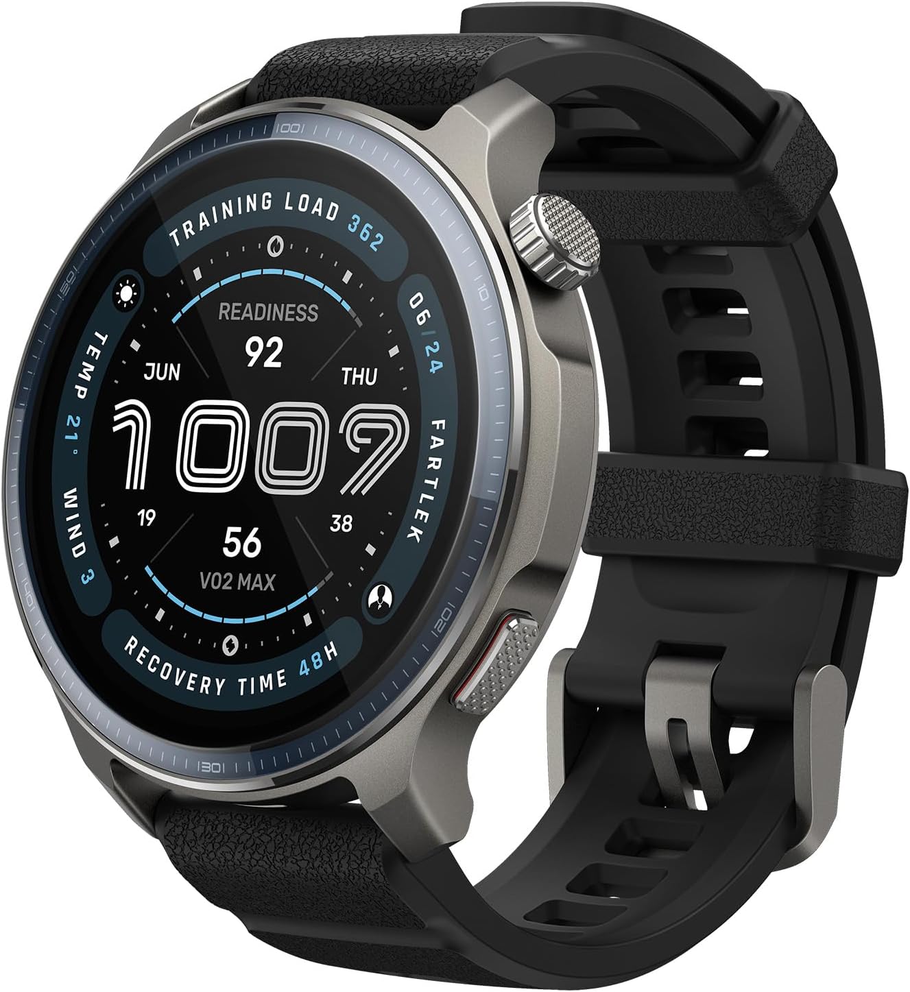 Amazfit Balance 2 Smart Watch 47mm AMOLED Sapphire Glass Display, Offline Maps, Dual Band GPS, 21 Days Battery, 170+ Sport Modes, Hyrox & Golf Mode, Heart Rate & Sleep Tracker for Android & iPhone