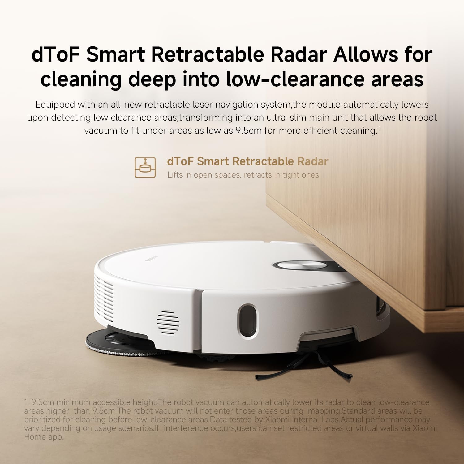Xiaomi Robot Vacuum 5 – 20000Pa Powerful Suction, Lifting LDS for Low Furniture, Anti-Tangle, Smart Floor Cleaning, All-in-One Station (X20 Max Upgraded)