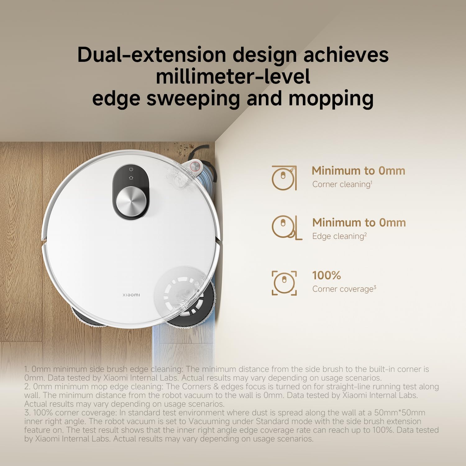 Xiaomi Robot Vacuum 5 – 20000Pa Powerful Suction, Lifting LDS for Low Furniture, Anti-Tangle, Smart Floor Cleaning, All-in-One Station (X20 Max Upgraded)
