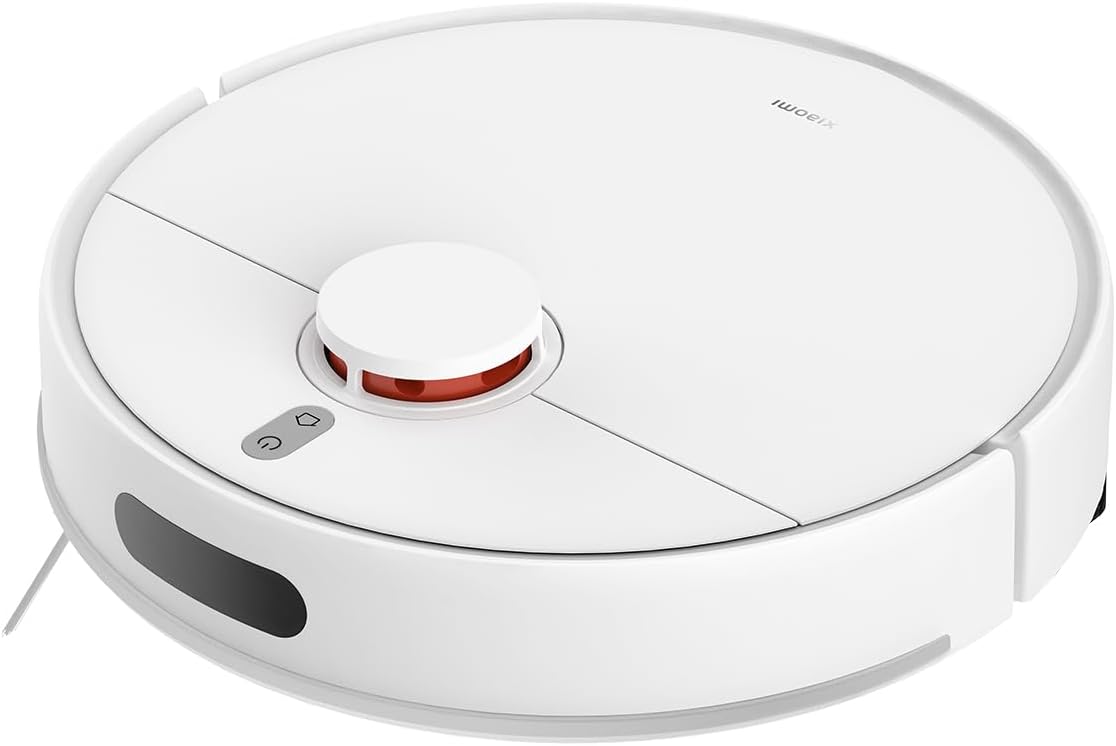 XIAOMI Robot Vacuum S40C, 2-in-1 Vacuum Cleaner and Floor Scrubber, 5000Pa Suction Power, LDS Intelligent Navigation, Automatic Charging, Ideal for Short Pile Carpets and Hard Floors