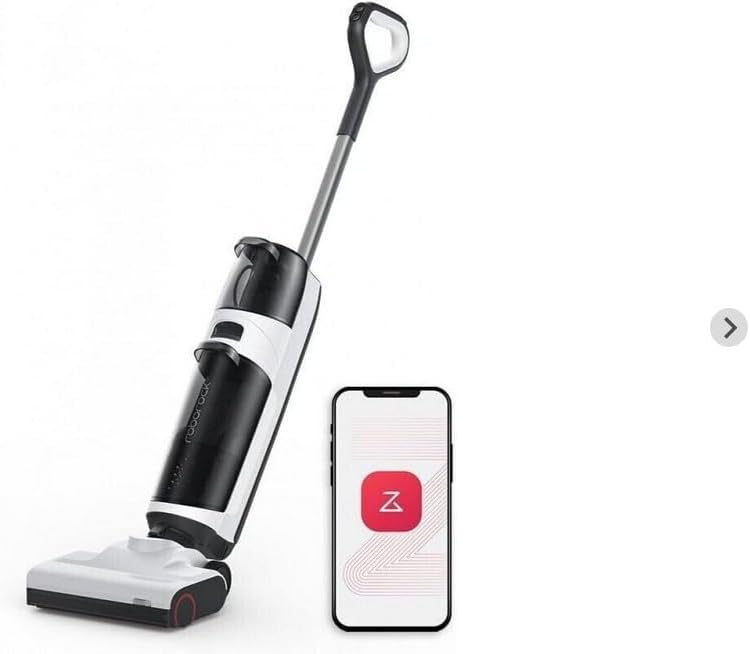 roborock Dyad Air Wet and Dry Vacuum Cleaner with 17000Pa Power Suction, Edge Cleaning, Vanquish Wet and Dry Messes, Self-Cleaning & Drying System, Hardwood Floor Cleaner