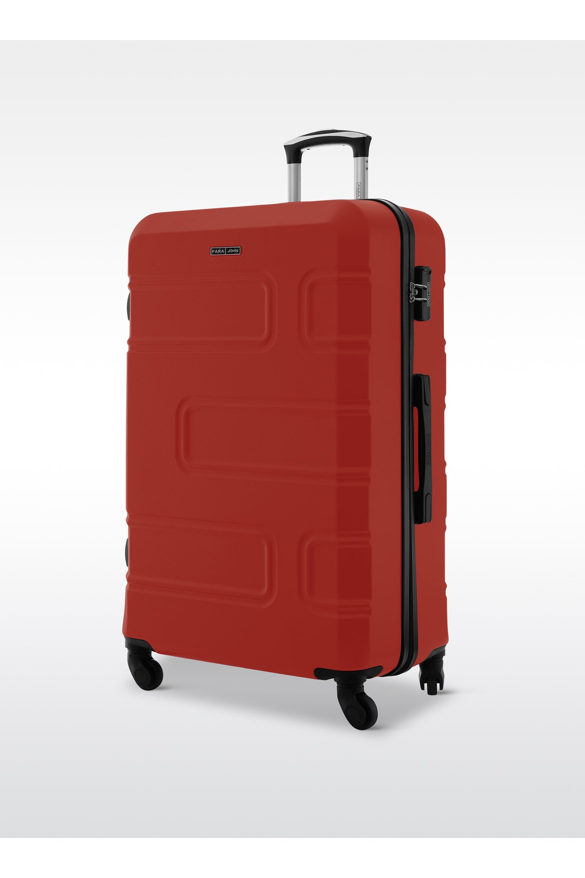 Series Set of 2 Luggage | Lightweight Small 10KG & Large 30KG ABS 8 Wheels Trolley Hardsided Travel Suitcase Red