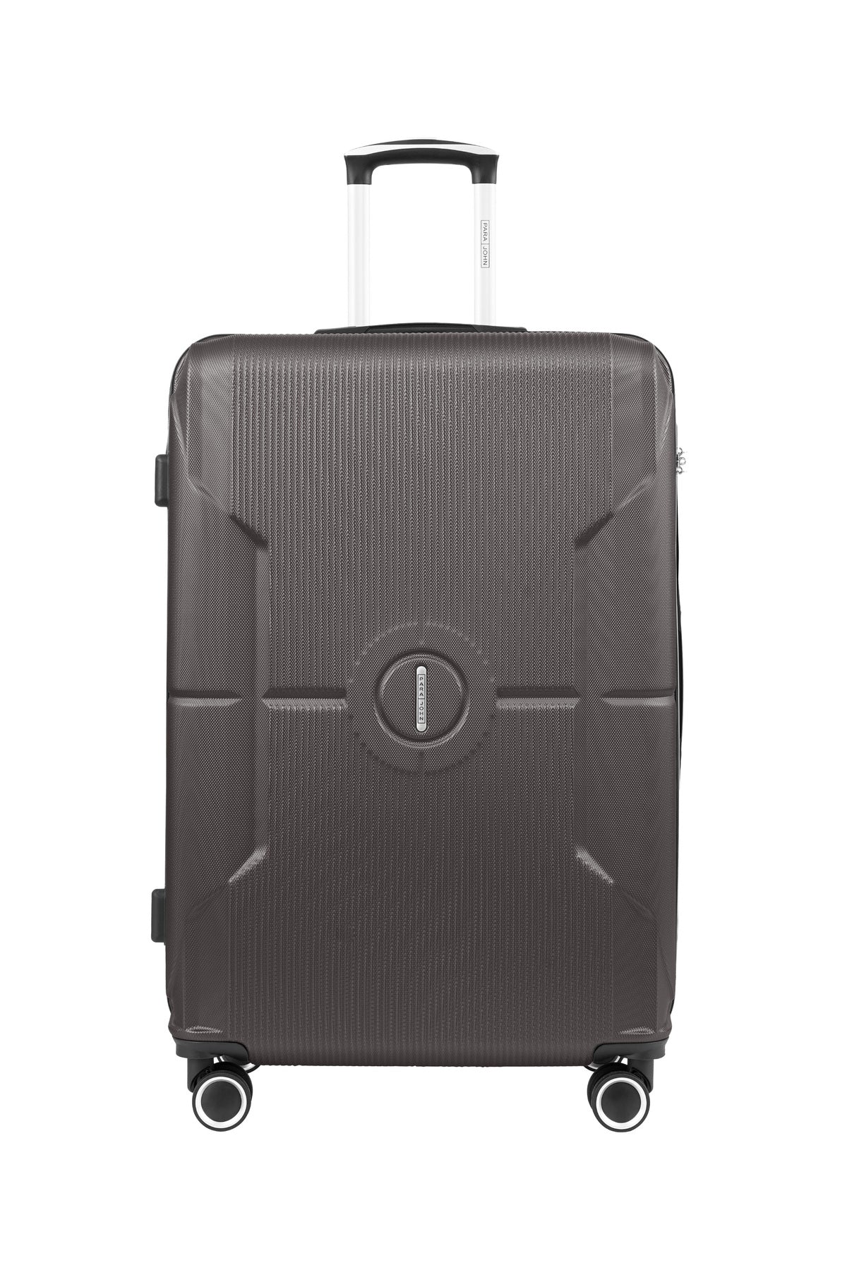 Series Set of 2 Luggage | Lightweight Small 10KG & Large 30KG ABS 8 Wheels Trolley Hardsided Travel Suitcase Dark grey