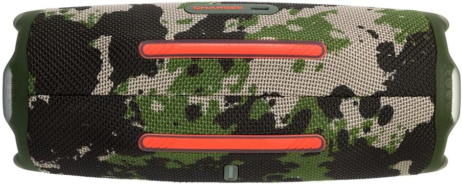 JBL Charge 6 Waterproof Portable Speaker Bundle with gSport Carbon Fiber Case (Camo)