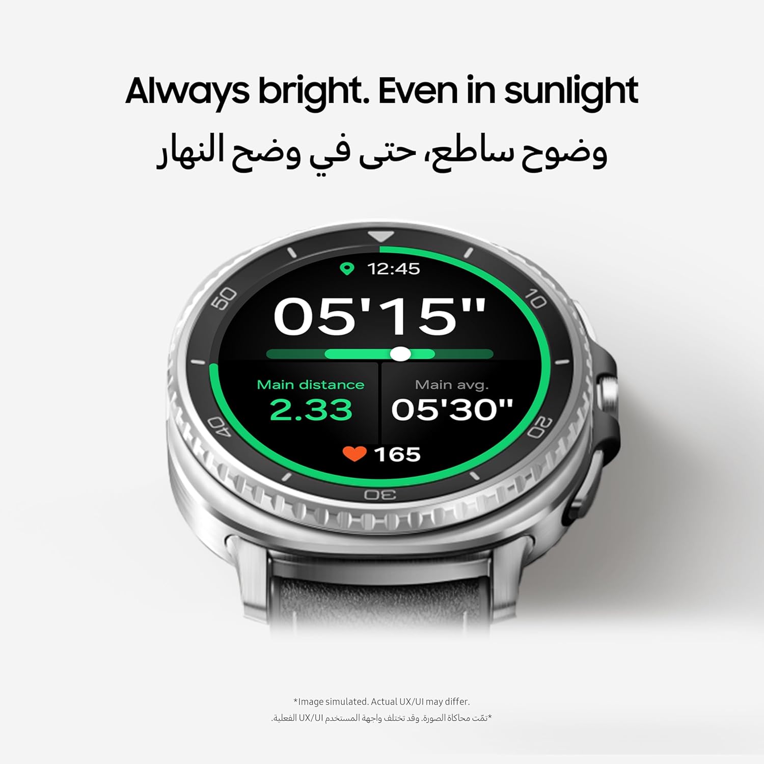 Samsung Galaxy Watch8 Classic Black, Bluetooth, 46mm Smartwatch, Cushion Design, Rotating Bezel, Quick Button, 3nm Processor, Sleep Coaching, Running Coach (UAE Version)